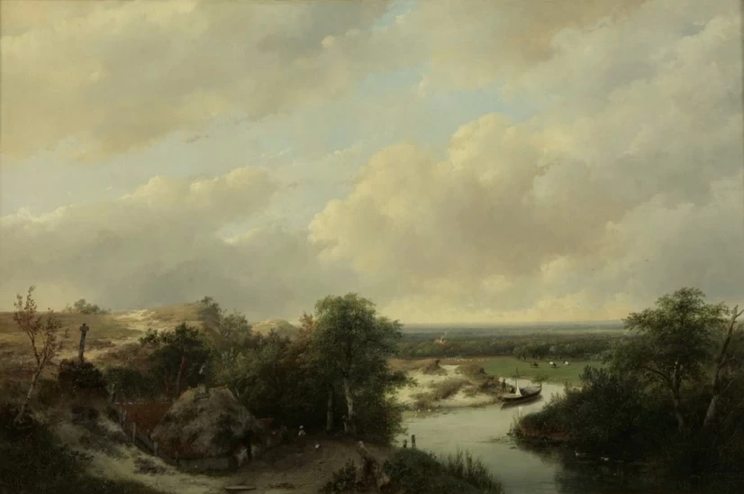 Vista su un paesaggio collinare - Museum Boijmans Van Beuningen